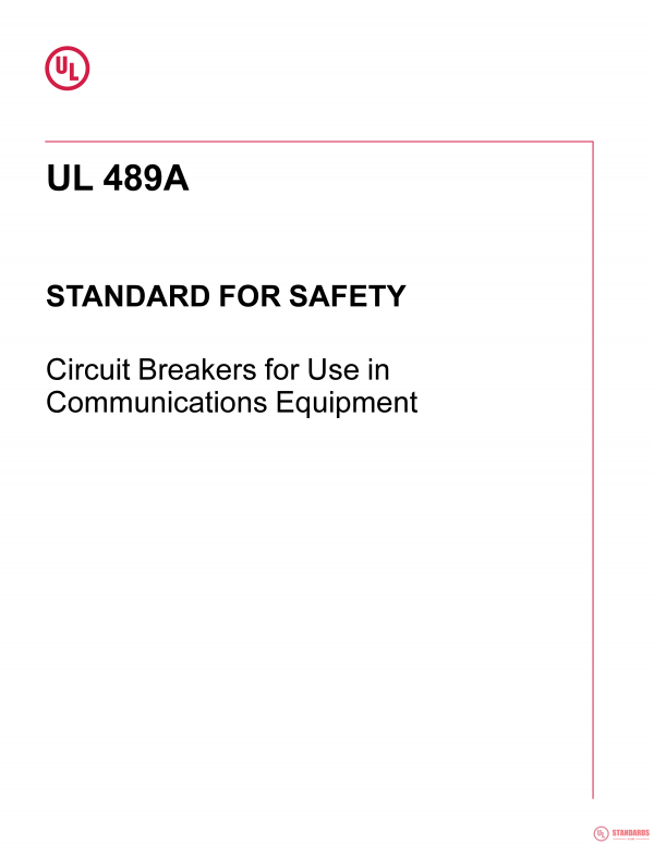 UL 489A PDF UL 489A PDF